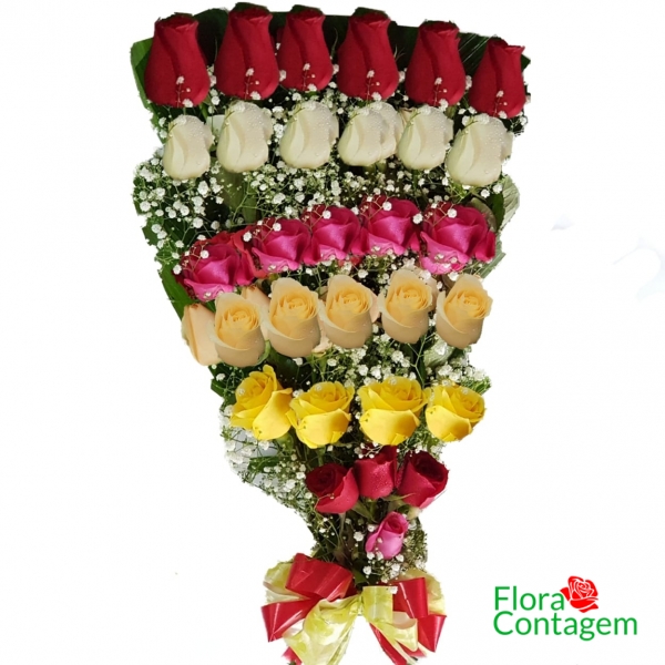 Buquê Romântico Colorido