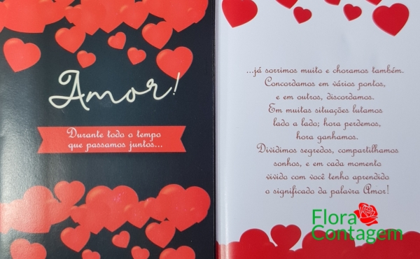 Cartão Amor! Durante todo esse tempo que passamos juntos..