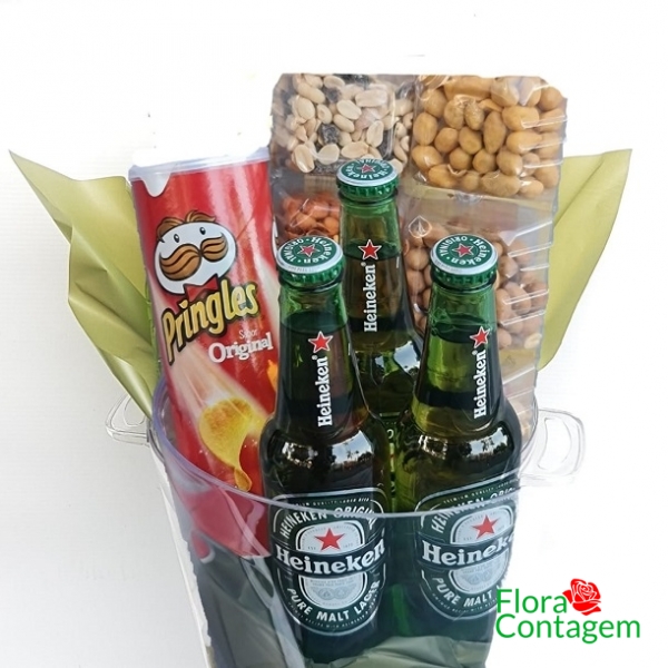 Cesta Cervejas e Aperitivos