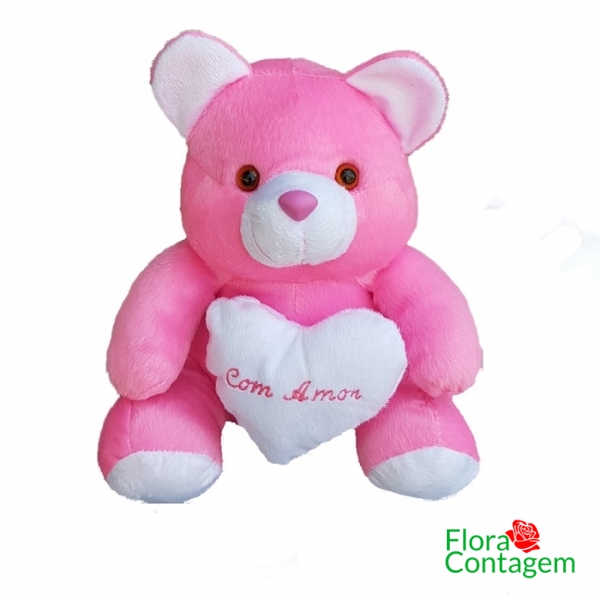 Urso Carinhoso Rosa