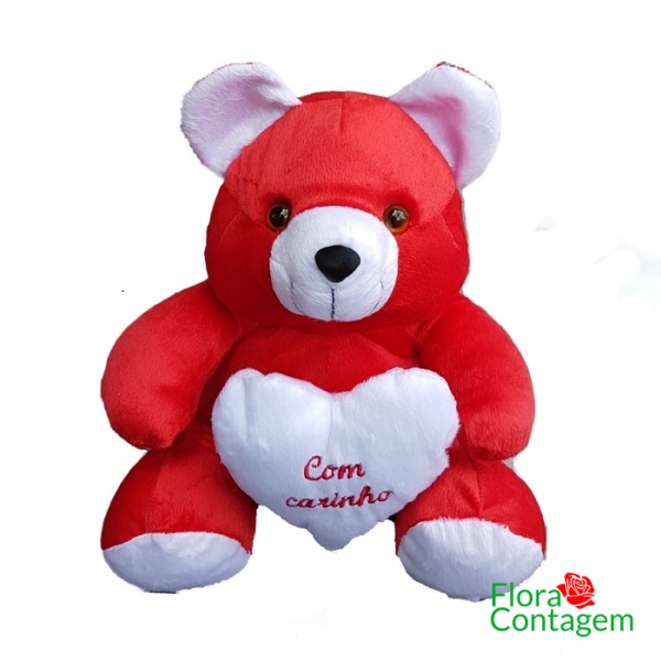 Urso Carinhoso Vermelho